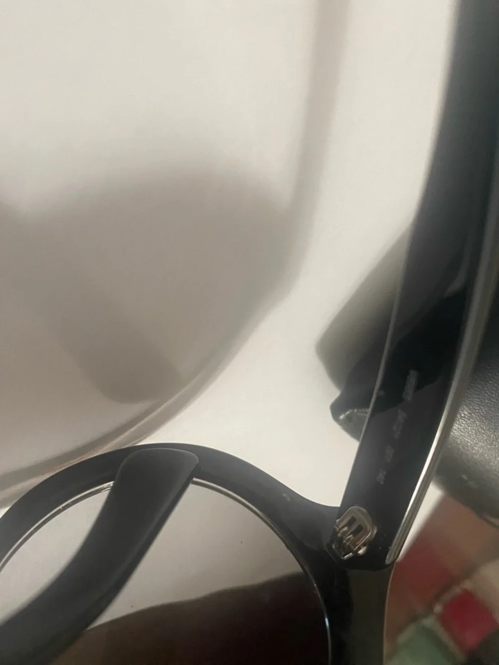 Valentino Black Round Sunglasses with Gold VD Charm - Picture 4 of 12